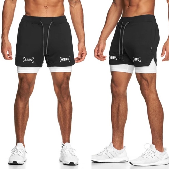 ASRV Other - ASRV 5” Black shorts with White liner size Medium